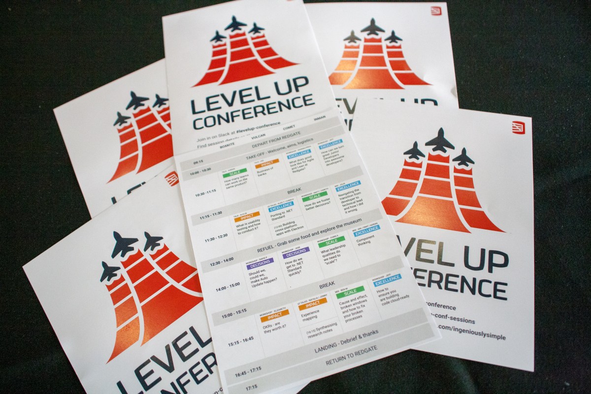 Level Up 2018: The Redgate Product Development Conference – Leading ...
